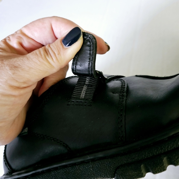 Eastland syracuse shoes size 9 black leather slip-on walking casual woman - Picture 6 of 12